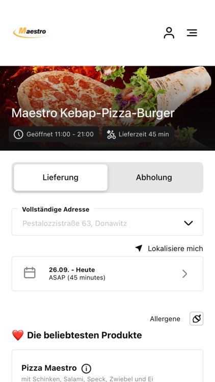 Maestro Kebap-Pizza-Burger