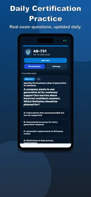 AB-731 Practice Test screenshot 1