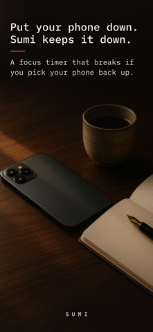 Sumi: Deep Work Focus screenshot