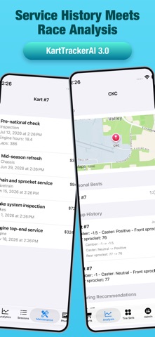 KartTrackerAI Race Performance iPhone screenshot