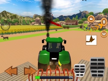 Tractor Simulator Farming 2024 iPad screenshot