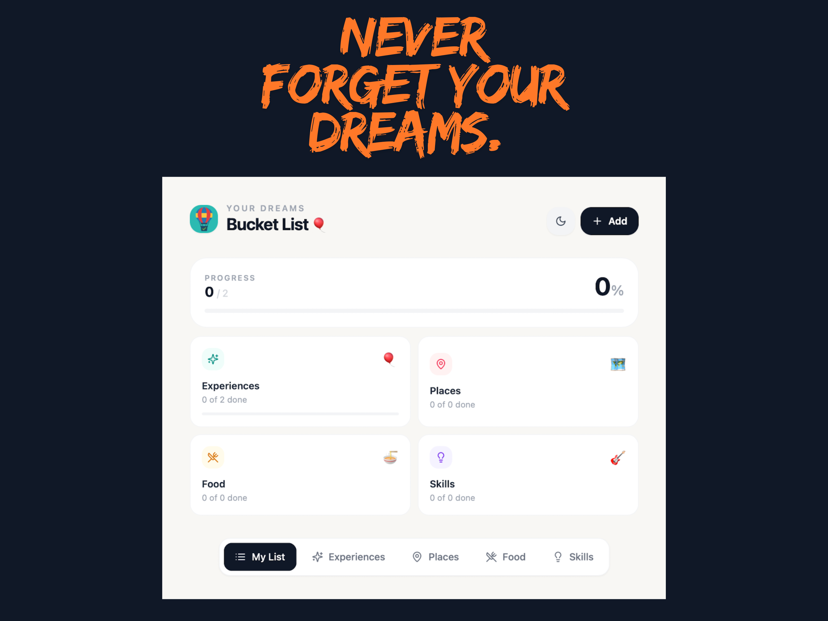 One Day - Bucket List screenshot 7