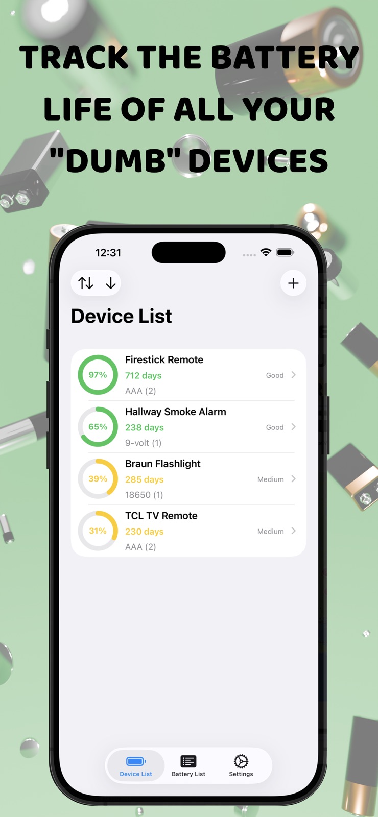 Device Battery Manager iphone screenshot 1