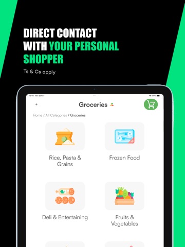 OneCart: Shopping On Demand iPad screenshot