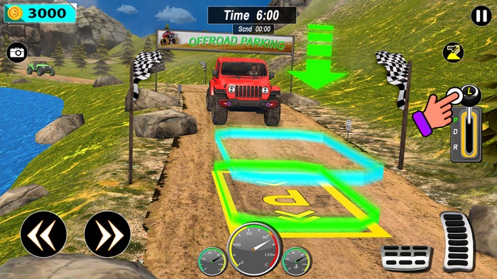 Offroad 4x4 Jeep Parking Game