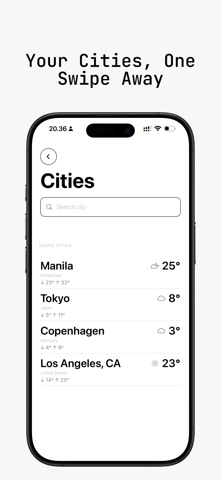Minimalist Weather - Eisen Screenshot 5 of 8