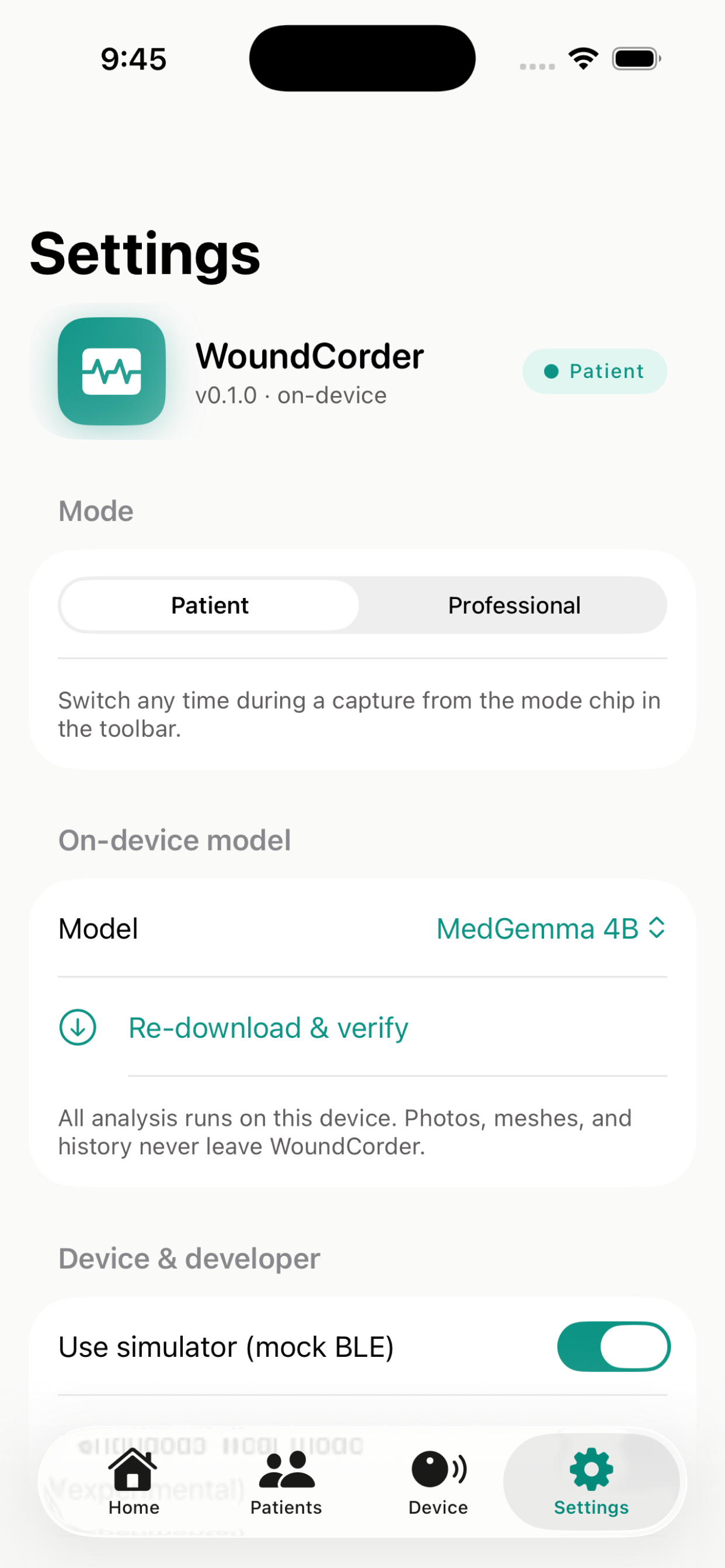 WoundCorder - Home Wound Care screenshot 7