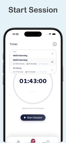 Pomodoro - Be Focused Screenshot 1 of 5