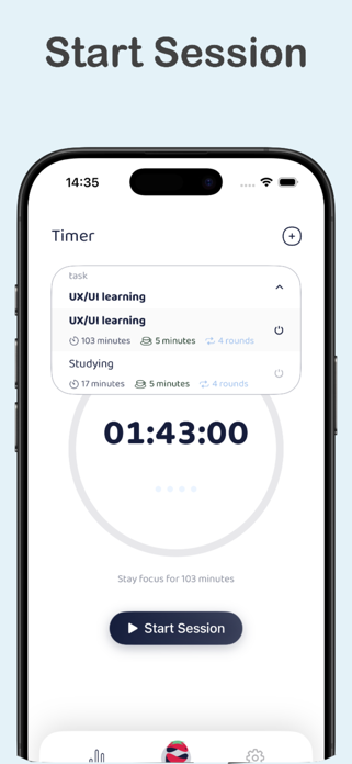 Pomodoro - Be Focused Screenshot 1 of 5