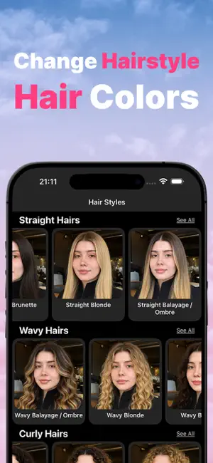 AI Hairstyle Changer: VibeHair screenshot 2