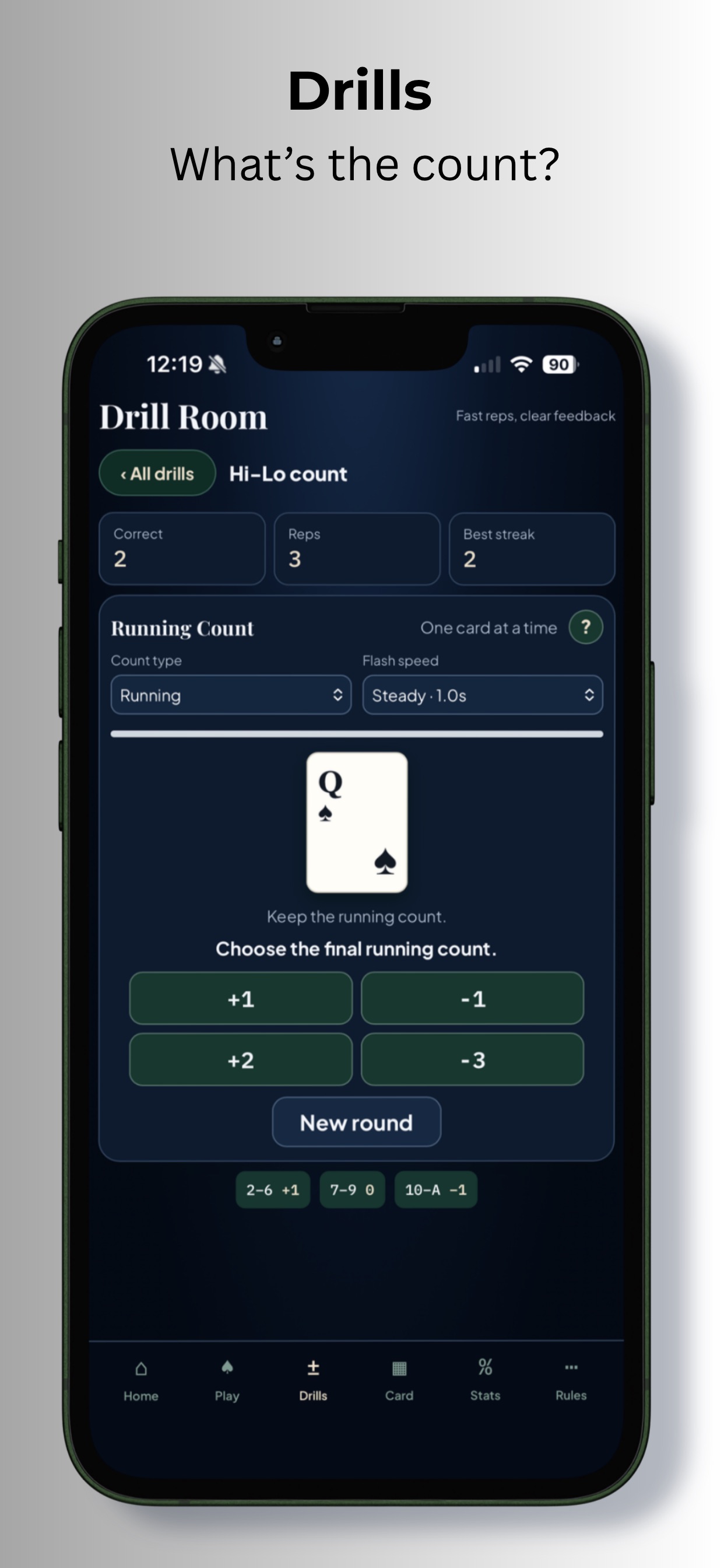 Screenshot 3 of Alfred's Blackjack Trainer