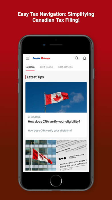 Canadian Tax Info: Canada CRA Screenshot