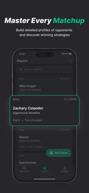 Tennis Notebook: Match Journal screenshot 3