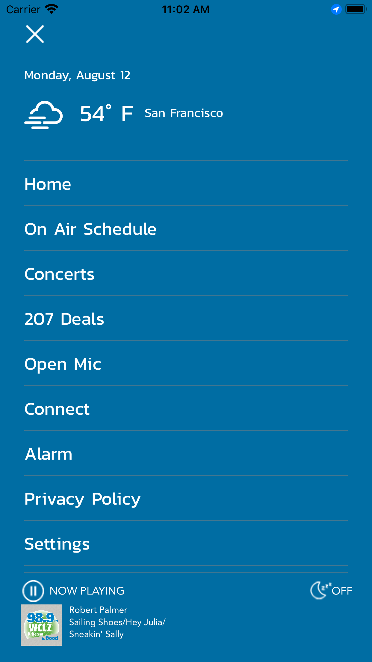 98.9 WCLZ