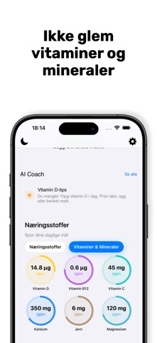 Kalo: Tell kalorier enkelt screenshot