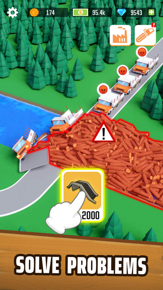 #1. Idle Lumber Empire - Wood Game (iOS) Bởi: AppQuantum Publishing Ltd