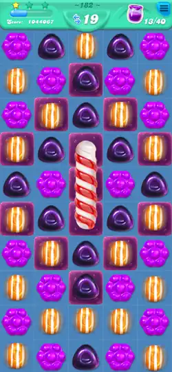 Capture d'écran de Candy Crush Soda Saga sur iPhone 2