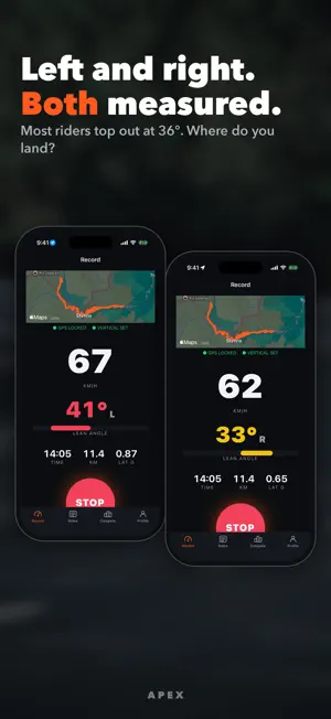Apex: Motorcycle Lean Tracker screenshot 4