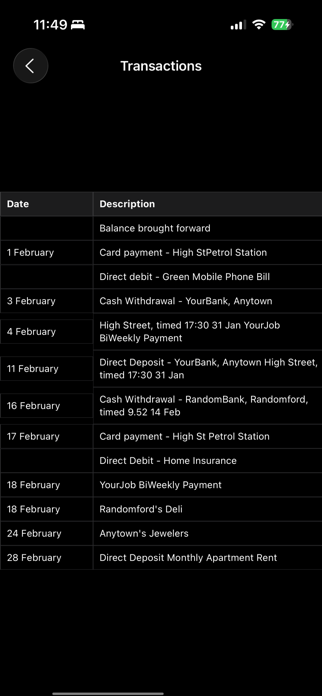 Convert PDF Bank Statements Screenshot 3 of 3