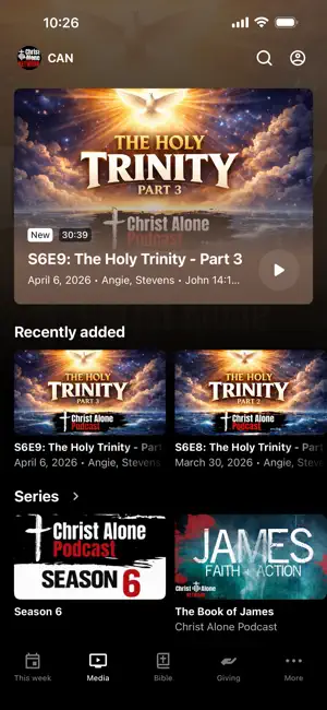 Christ Alone Network screenshot 2