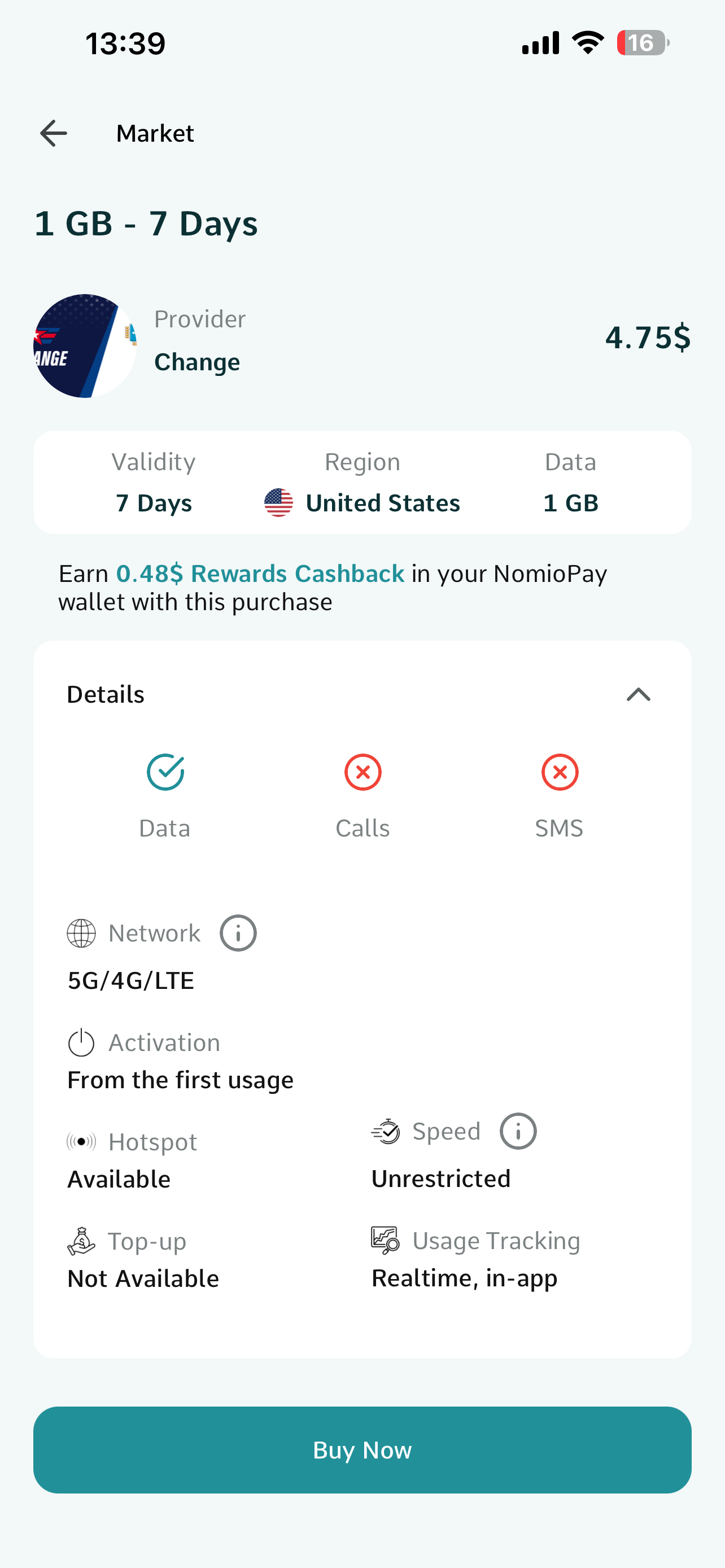 Nomio: eSIM Travel & Internet