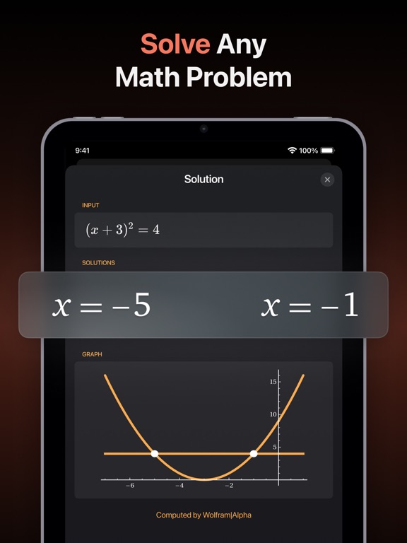 Calculator & AI Math Solver iPad screenshot 4 - Utilities app