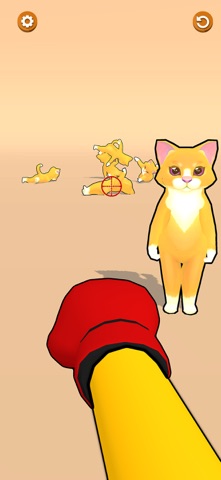 Smash Hero - Cat Punching Game iPhone screenshot