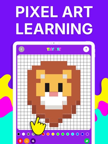 Drawing for kids 3+ Tiny Art iPad screenshot