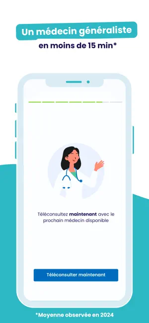 Medadom - Un médecin en visio iPhone screenshot 2