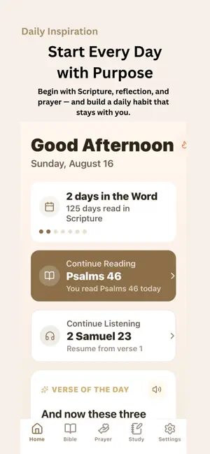 Verse Daily: Bible & Prayer screenshot 1