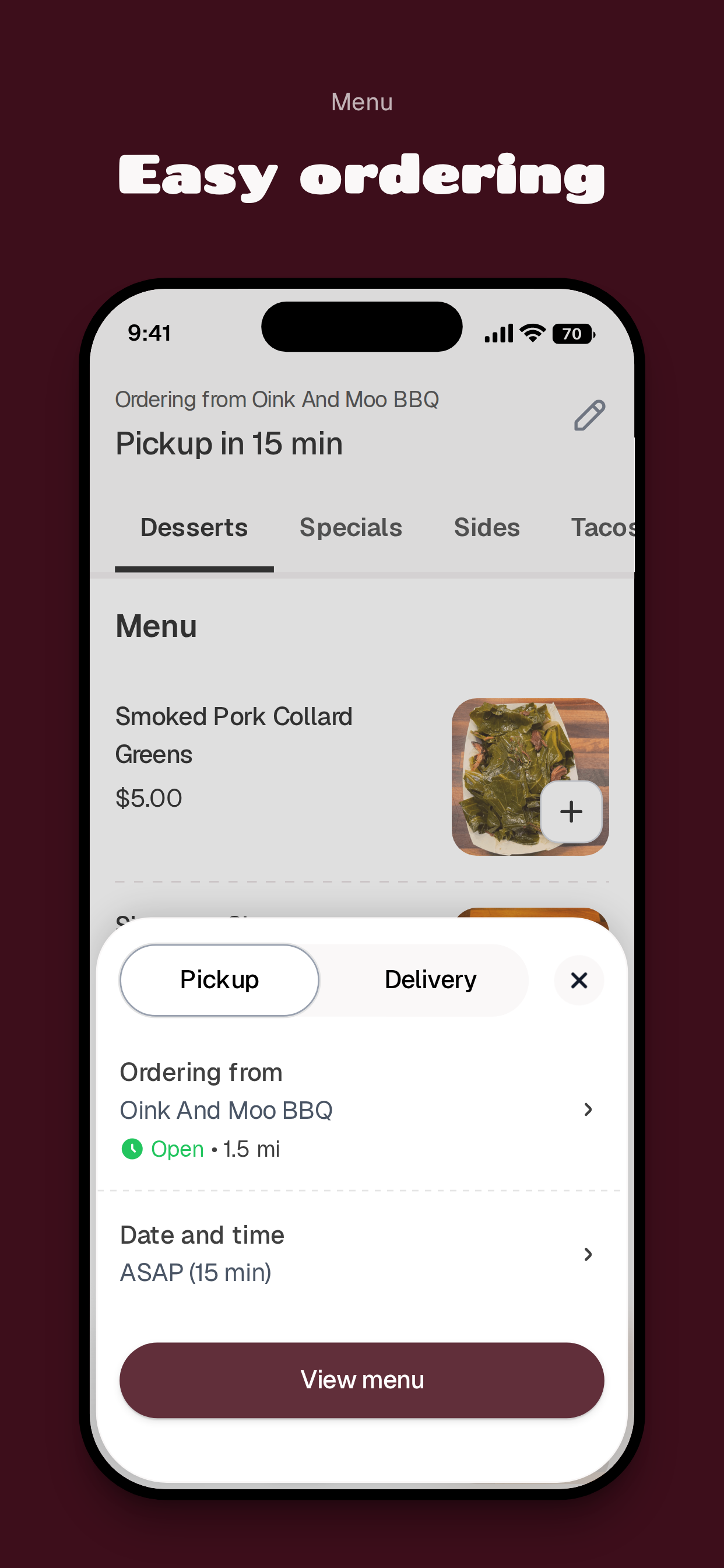 Oink And Moo BBQ To Go screenshot 3