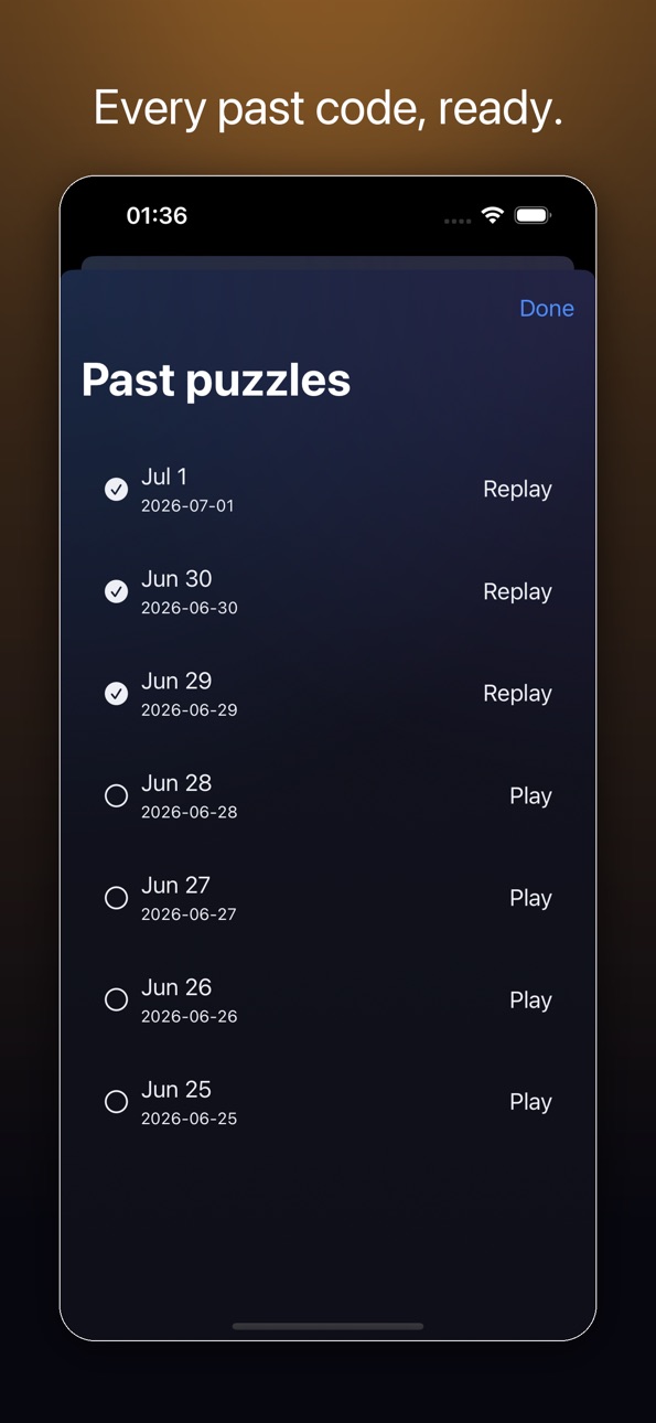iPhone screenshot