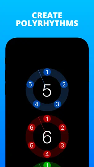 Captura de pantalla de PolyNome Pro: Drum Sequencer en iPhone 7