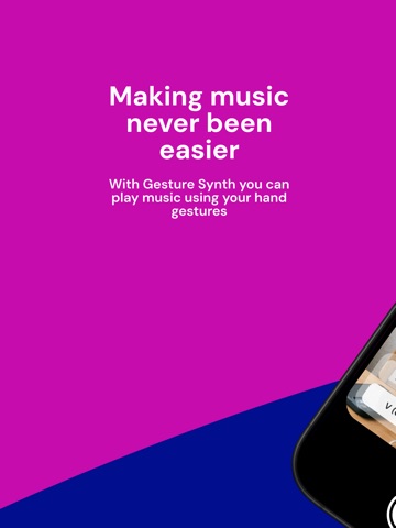 Gesture Synth - Music Maker iPad screenshot 1