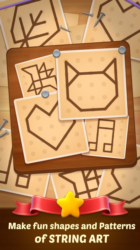 #3. Line Puzzle: String Art (iOS) Av: BitMango, Inc.