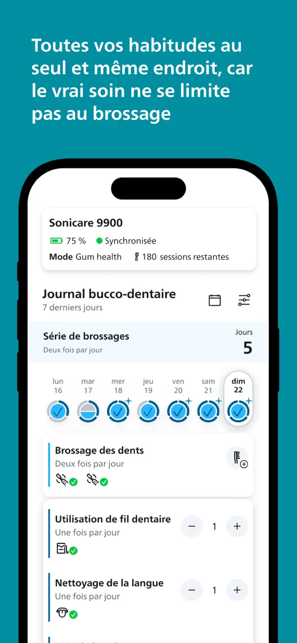 Screenshot #2 pour Philips Sonicare