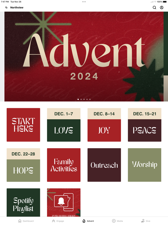 Northview Church iPad screenshot 3 - Education app