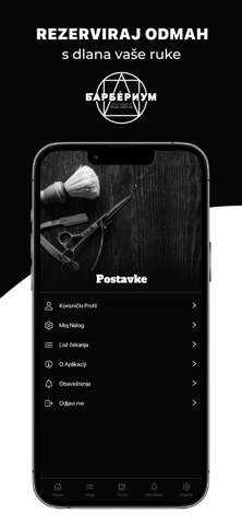 Barberium Barbershop iPhone screenshot