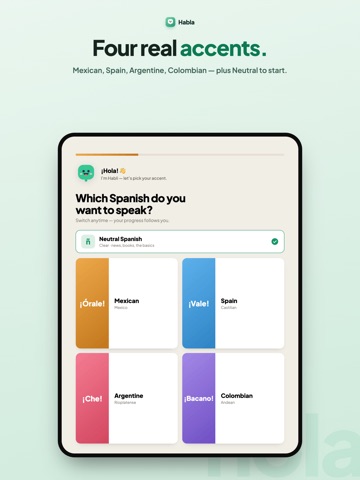 Habla - Learn & Speak Spanish iPad screenshot