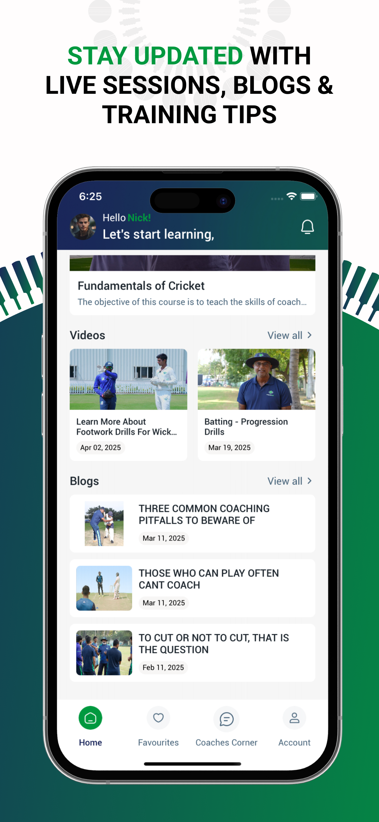 Coach Me Pro: Learn Cricket