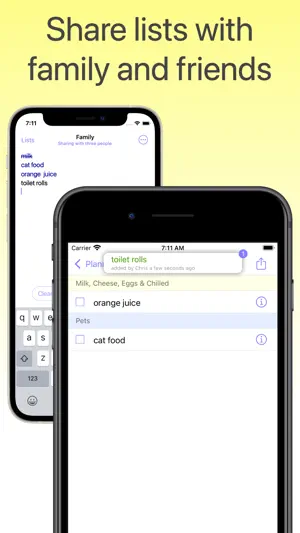 Shared Grocery List Organizer screenshot 2