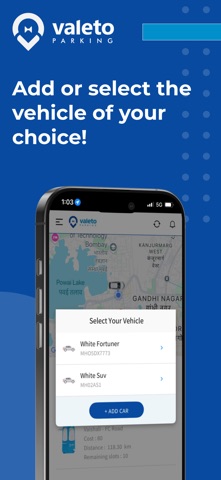 Valeto Parking iPhone screenshot