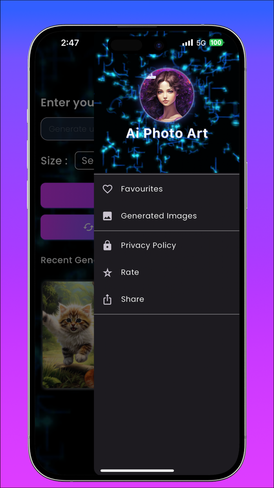 #4. Photo Art: AI Art Photo Maker (iOS) 由: Sudhir Pedhadiya