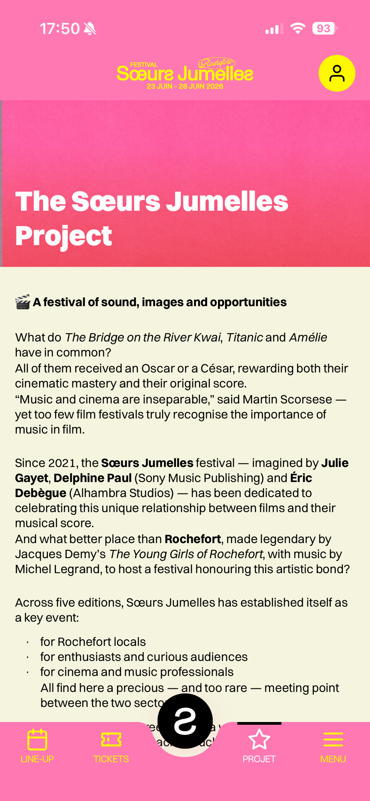Festival Sœurs Jumelles 2026