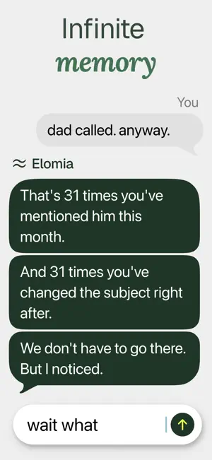 Elomia: Mental Health AI Chat screenshot 2