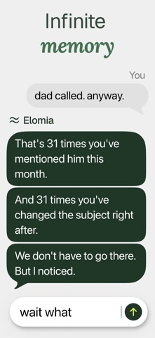 Elomia: Mental Health AI Chat screenshot 2