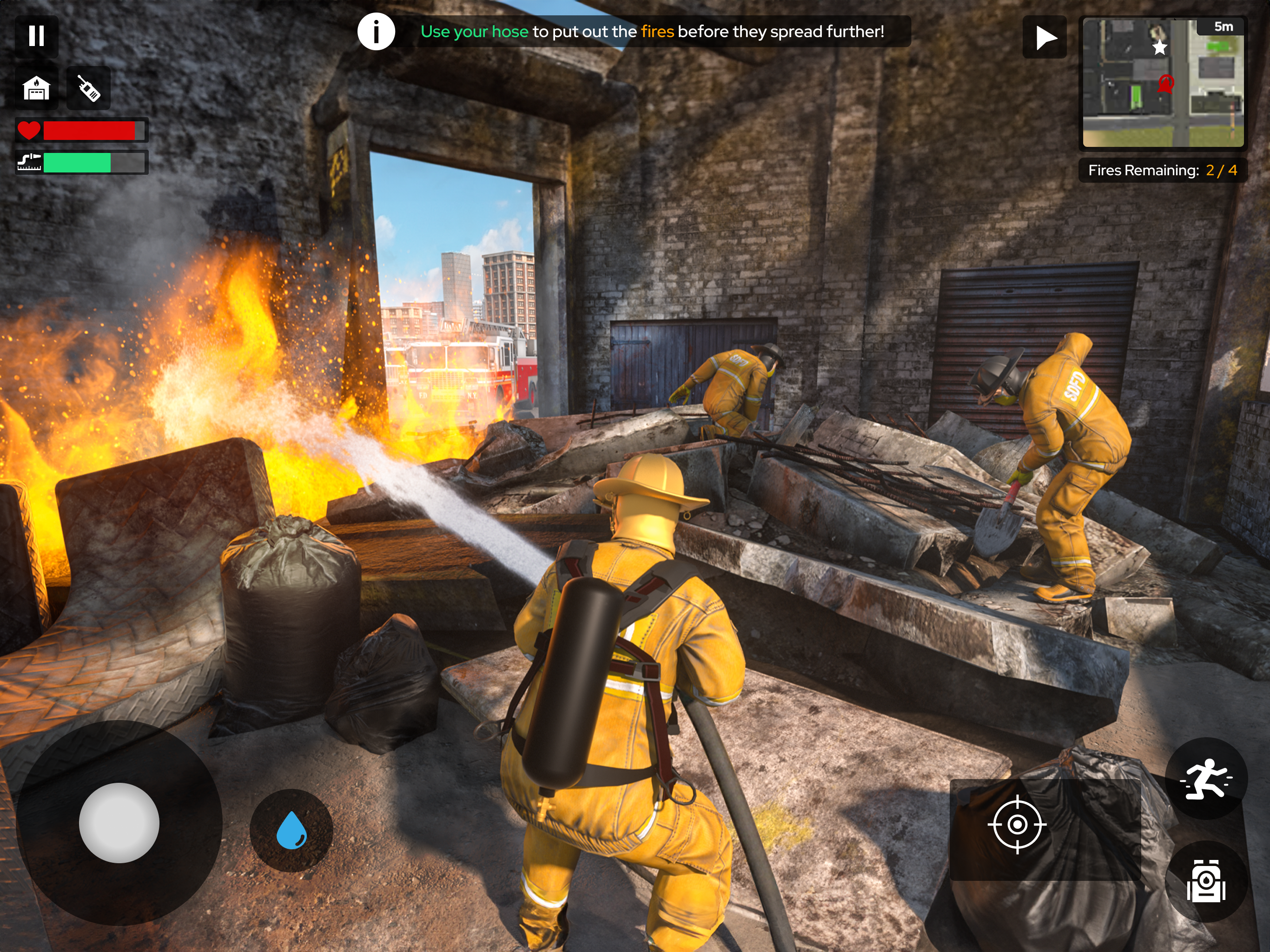 Fire Truck Firefighter Squad screenshot 12