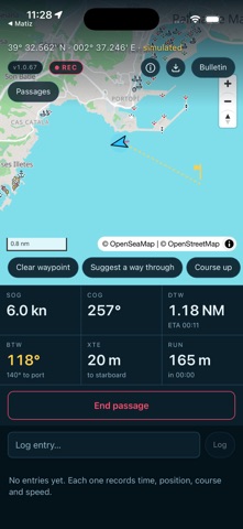 Offing Mediterranean: Charts screenshot 3