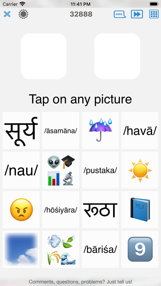 #2. Hindi - learn words easily (iOS) Podle: Iaroslav Mironov
