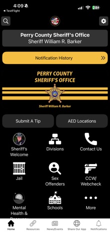 Perry Co Sheriffs Office (OH) Screenshot 1 of 3